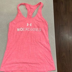 Under-armour bright pink tank